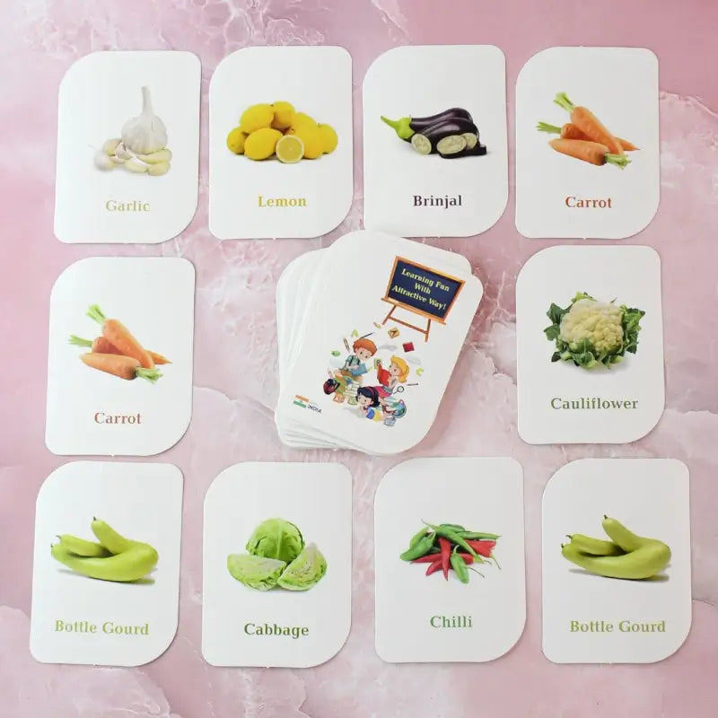 KidKraft Vegetable Flashcards