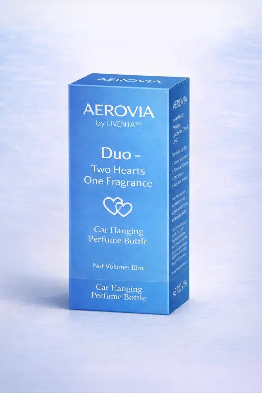 AEROVIA Car Hanging Perfume – Pack of 2 | 6ml Luxury Fragrance Bottles by LIVENTA™