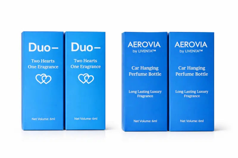 AEROVIA Car Hanging Perfume – 6ml Luxury Oil-Based Air Freshener for Rear-View Mirror